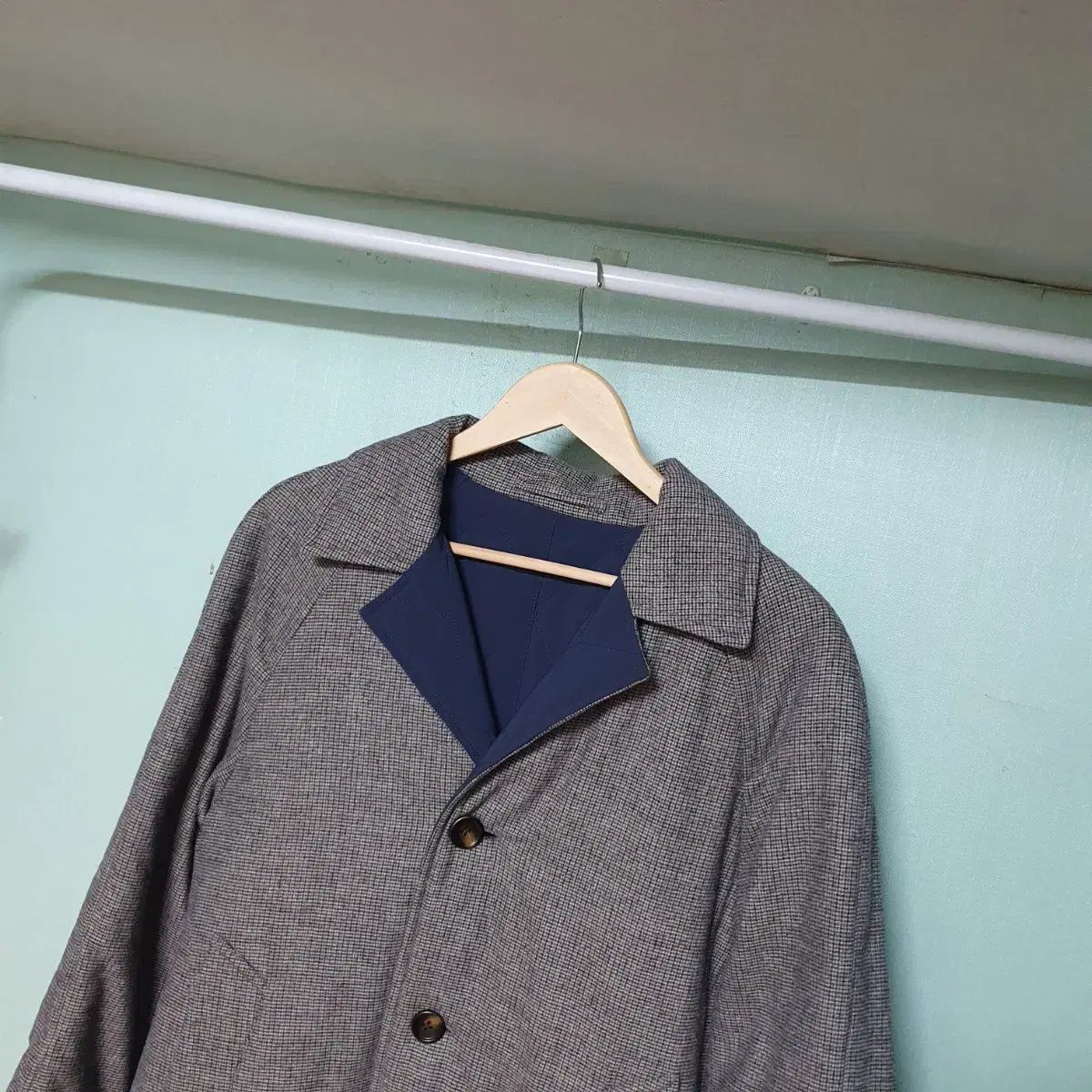 マン オン ザ ミニッツ リバーシブル キルティング コート 100