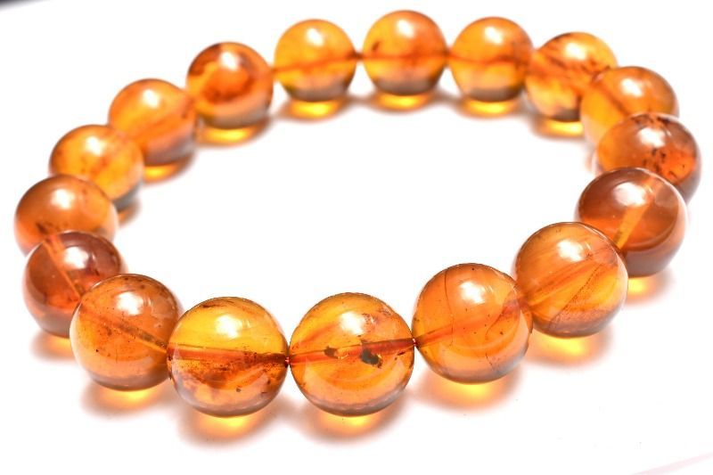 1点物】希少◇ミャンマー産 レッドブルーアンバー 12mm