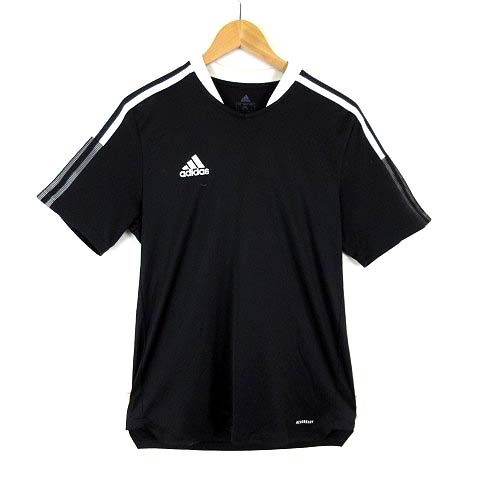 アディダス adidas Tシャツ ドライ メッシュ 切替 ロゴ スリー