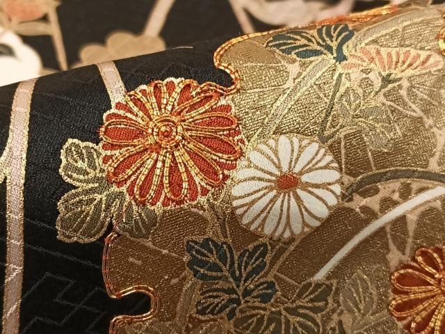 振り袖　フルセット　別誂長襦袢付　金彩　刺繍　吉澤友禅　吾妻徳穂　落款　高島屋 fg_267_10.jpg