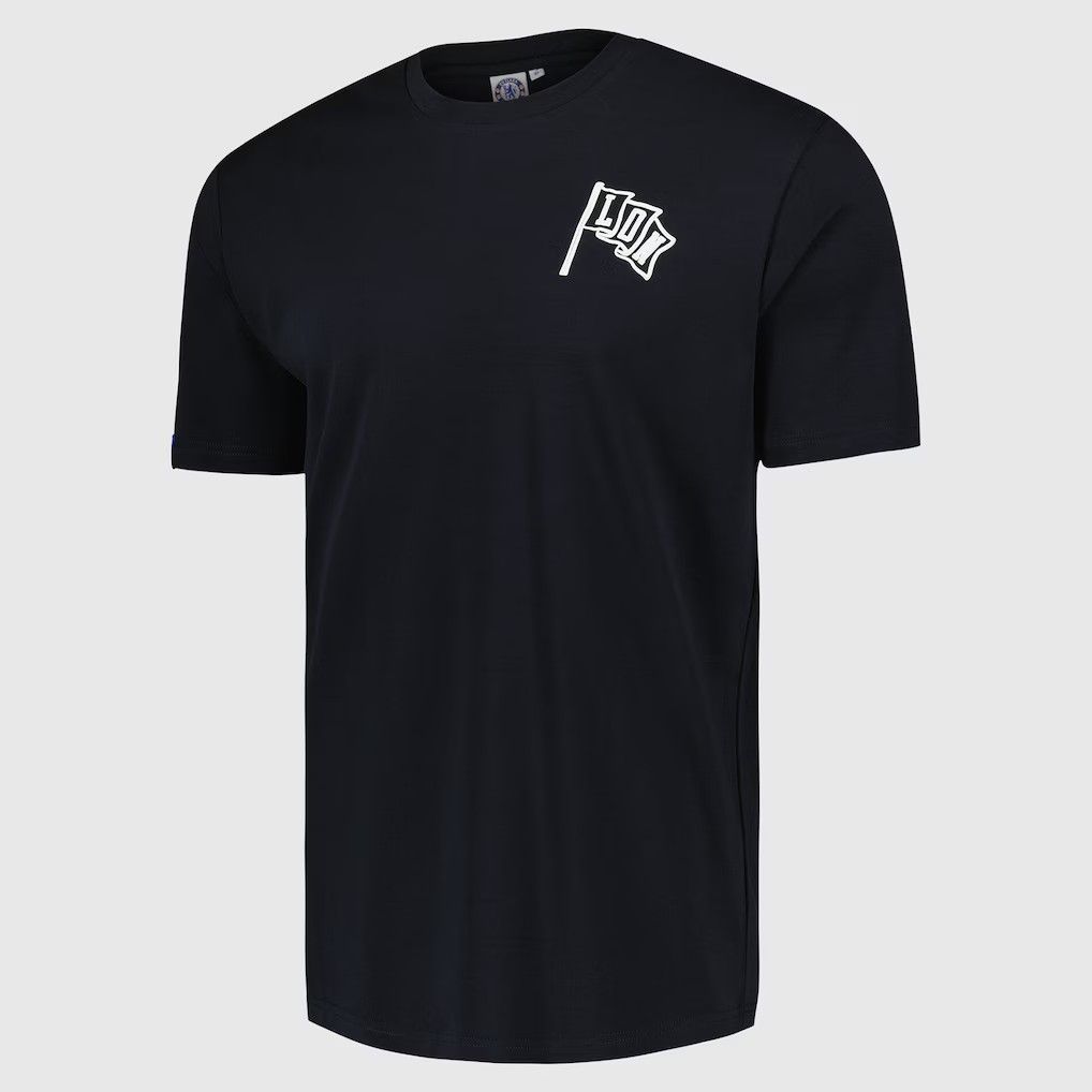送料無料 匿名配送 チェルシー ヴァーシティ ロンドン フラッグ Tシャツ メンズ レディース ブラック 黒 公式モデル 日本未発売