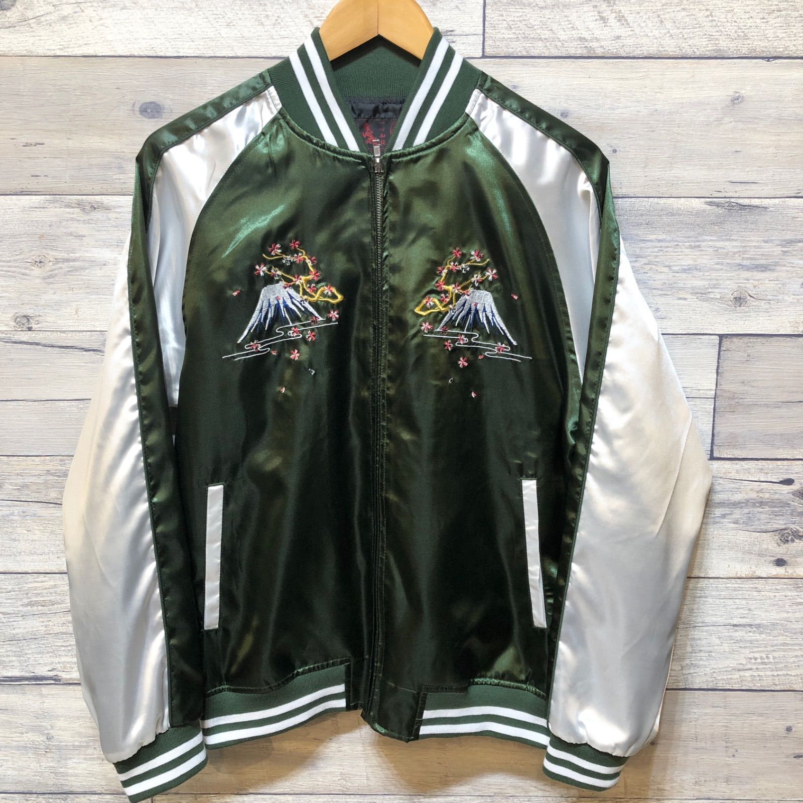 美品✨RIVAGE　スカジャン　五重の塔　富士山　希少柄　L TAILOR TOYO[テーラー東洋] スカジャン 五重塔,富士山×龍,富士