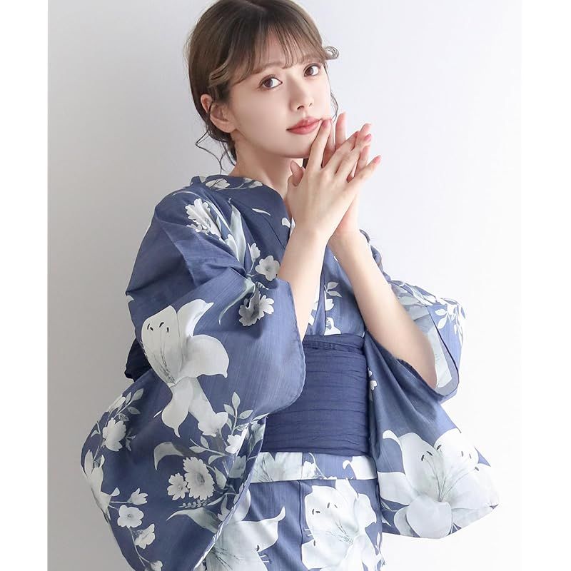 KYOETSU] [キョウエツ] 浴衣セット 変わり織 生成り 2点セット