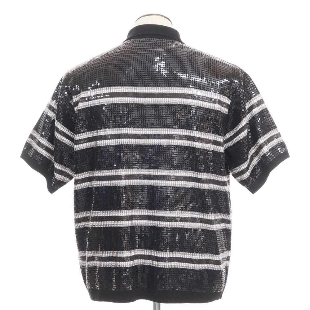 BE:FIRST着用 Supreme Sequin Stripe Polo LMainstream