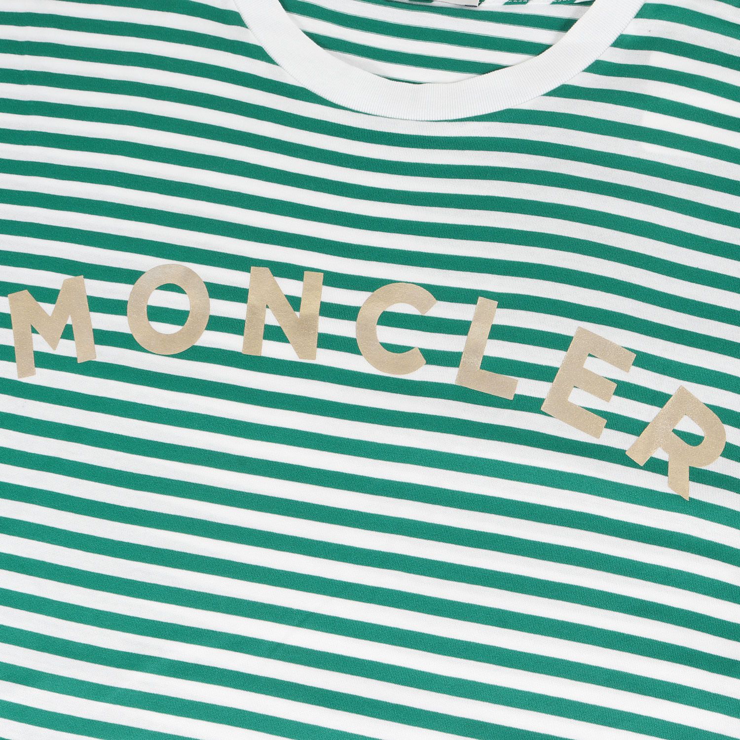 美品 MONCLER モンクレール Tシャツ サイズ:XL 21SS 金箔 ロゴ 