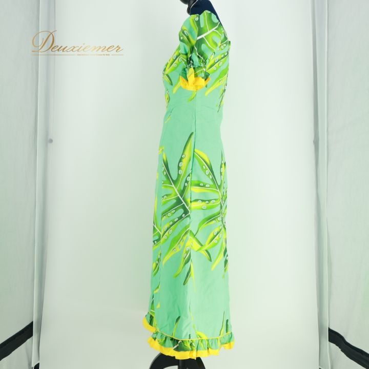 ❤️Aremite❤️フリルマーメイドドレス❤️Lサイズ❤️フラダンス