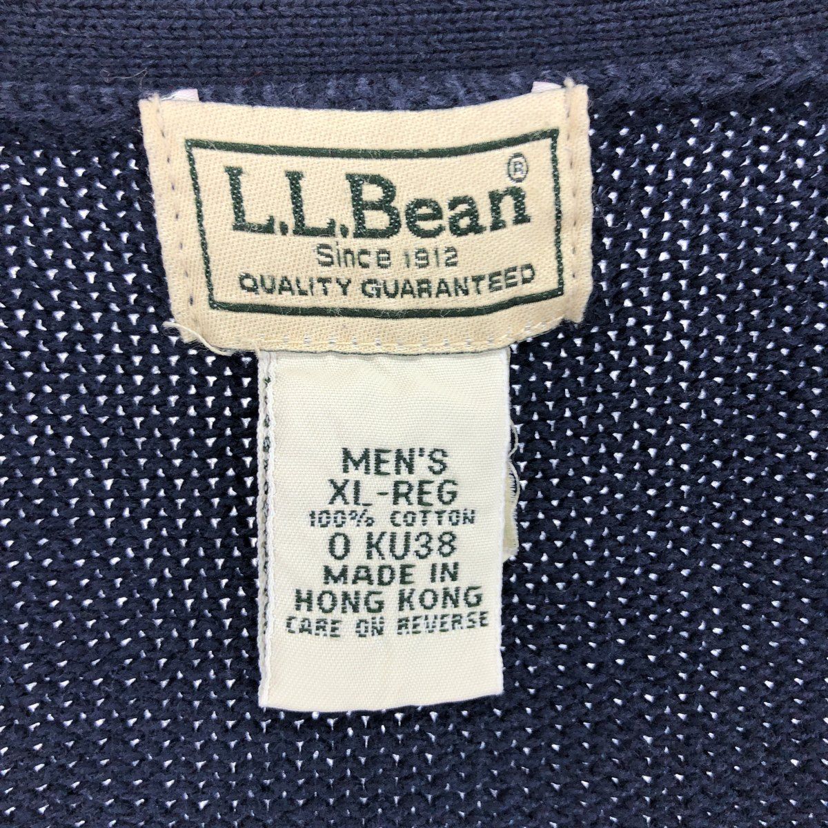 古着 エルエルビーン L.L.Bean コットンニットカーディガン メンズXL相当/eaa478723