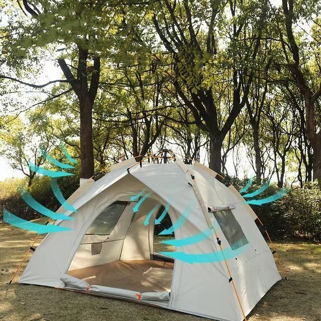 Amazon.co.jp: YACONE ワンタッチテント 4人用 2WAY設計 ソロ