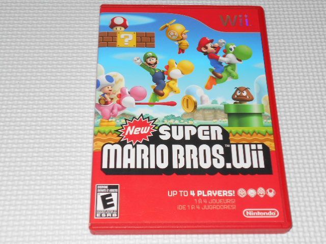 Wii☆NEW SUPER MARIO BROS. Wii 海外版 北米版☆箱付・説明書付 