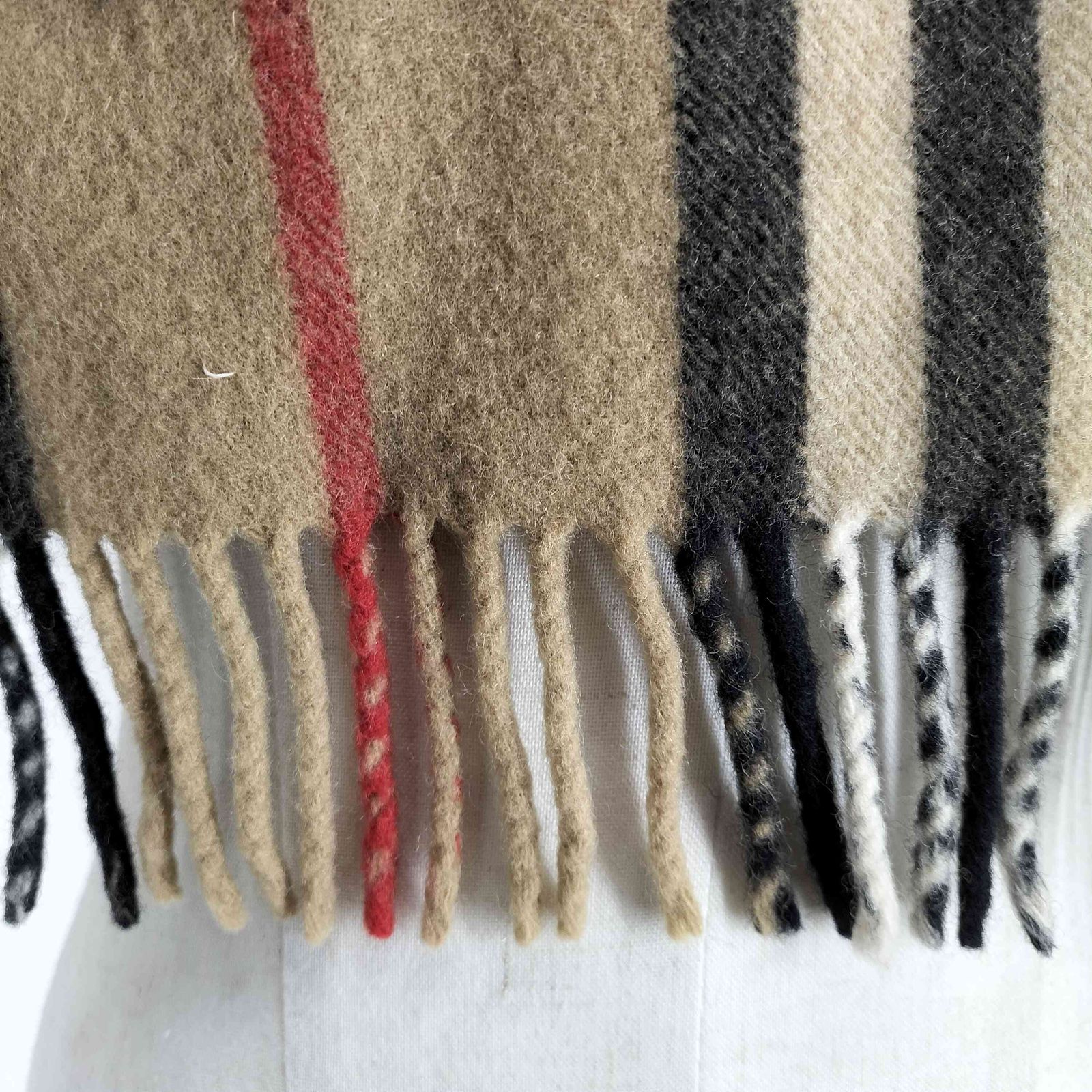 BURBERRY バーバリー ノバチェック ウール マフラー