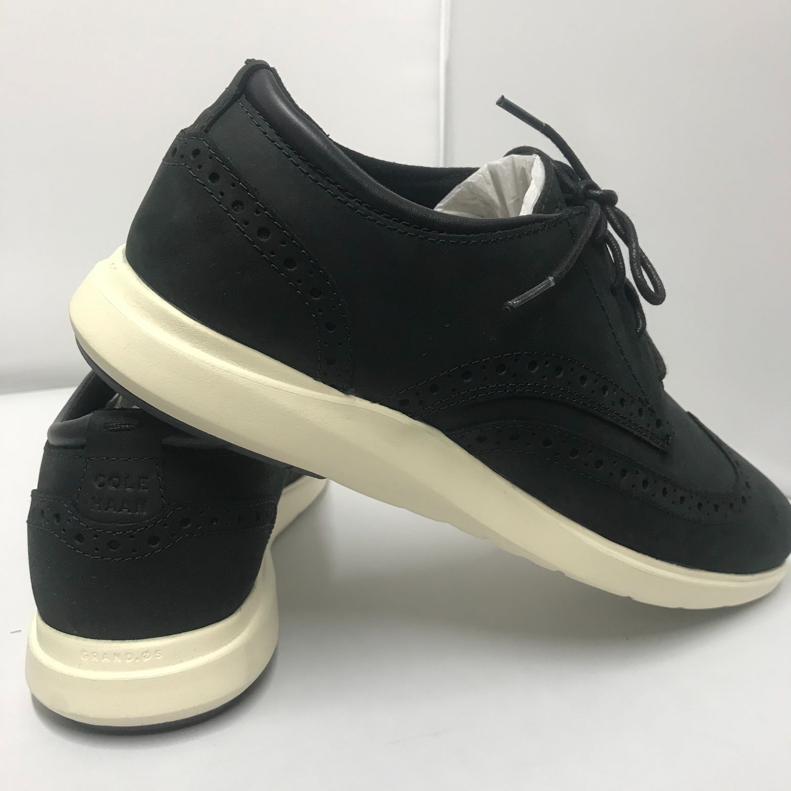 COLE HAAN C32364 オックスフォード ヌバック黒 7.5（25)-