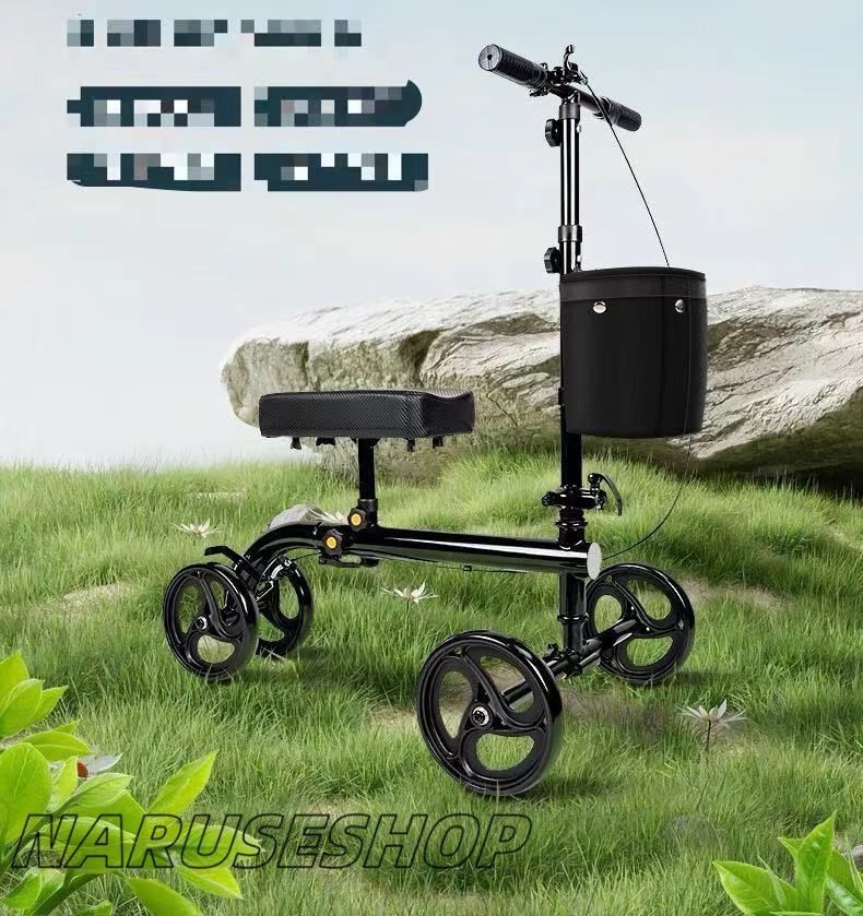 大好評 シルバーカー 手押し車 歩行器 高齢者 屋外 老人 座れる 折りたたみ 車椅子 ブレーキ 軽量 ブラックカート 介護 歩行補助具 歩行補