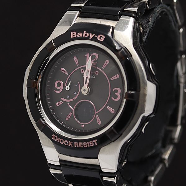カシオ Baby-G BGA-1200C 電波ソーラー 腕時計 美品 カシオ 電波ソーラー 腕時計 Baby-G BGA-1200C-1BJF (取扱説明書