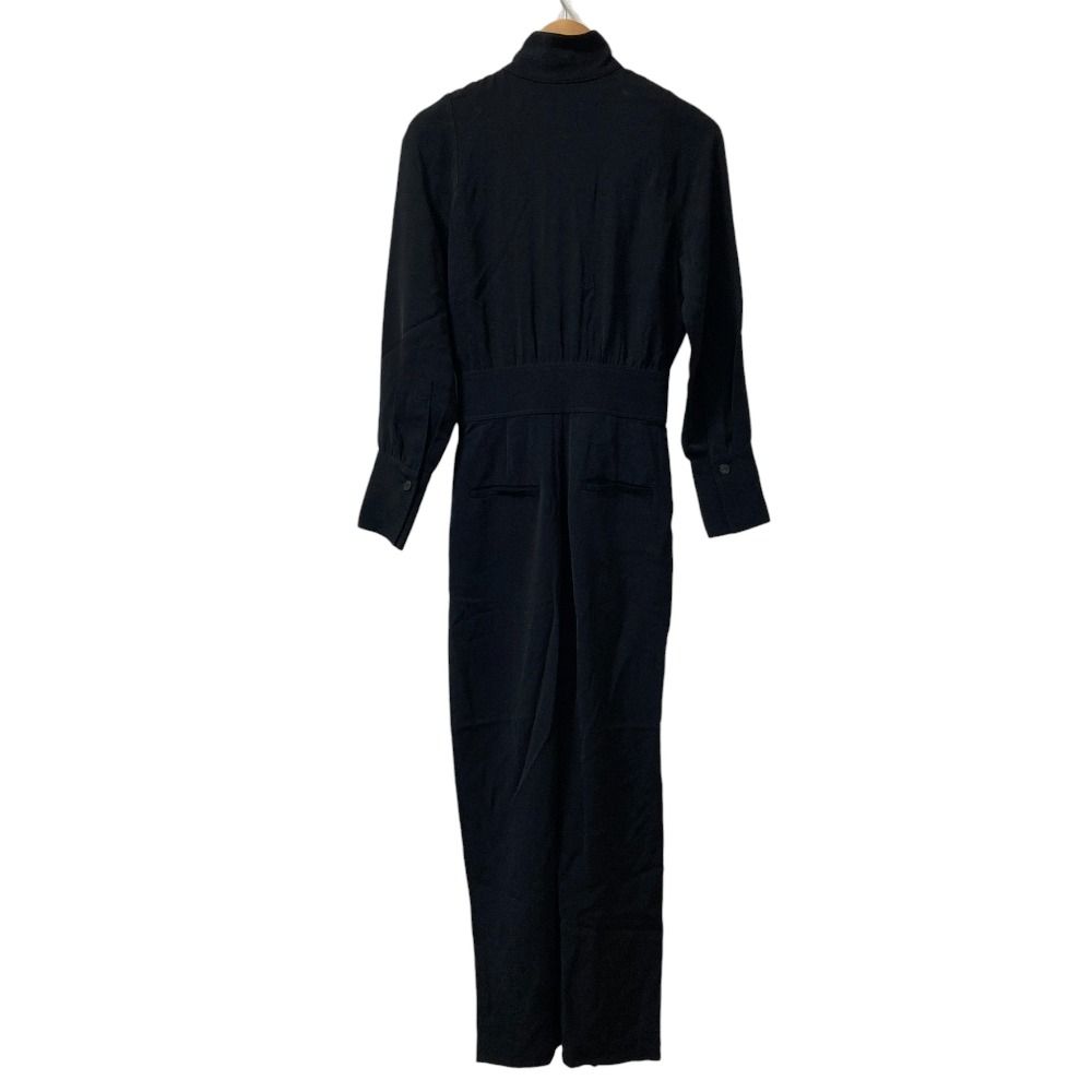 Massimo Dutti マッシモドゥッティ 長袖 オールインワン ジャンプスーツ サロペット つなぎ サイズ34 ブラック レディース 古着
