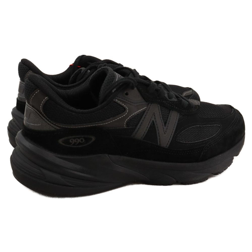 New Balance (ニューバランス) 990V6 Triple Black トリプルブラック ローカットスニーカー ブラック U990BB6  US9.5/27.5cm - メルカリ