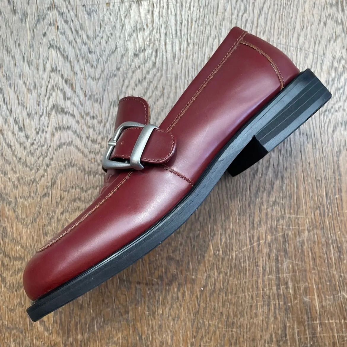 ドクターマーチン　ローファー Belted Box Top shoes BURGUNDY ローファー モッズ レトロ