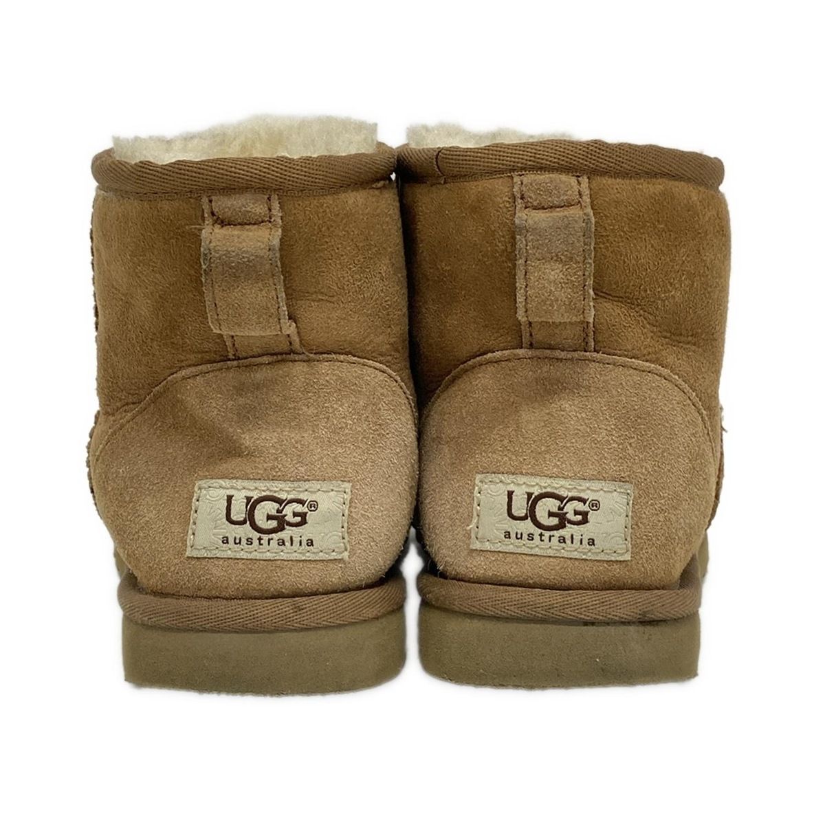 UGG ベージュキャメル ショートブーツ 8,700円→大幅値下げ 7,900円 アグ ショートブーツ レディース ニューメル 茶色 ブラウン
