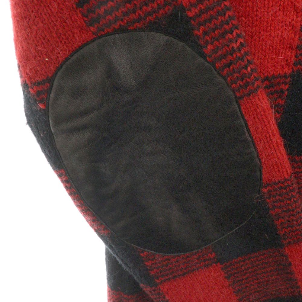 SAINT LAURENT PARIS (サンローランパリ) Elbow Patch Hooded Cardigan