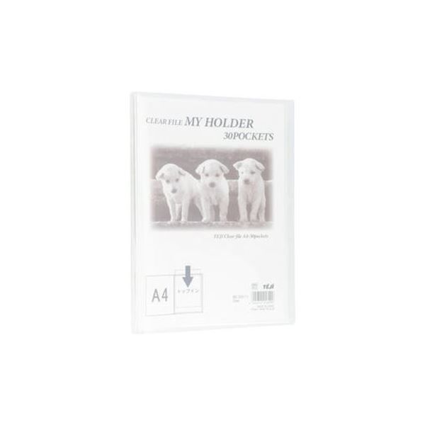 まとめ）テージー マイホルダー30P MC203-17 A4S クリア【×10