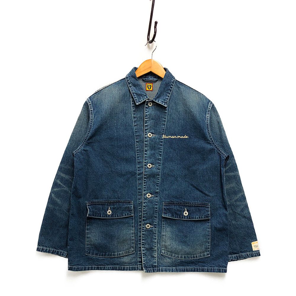 HUMAN MADE ヒューマンメイド 23SS Denim Coverall Jacket 加工 デニム