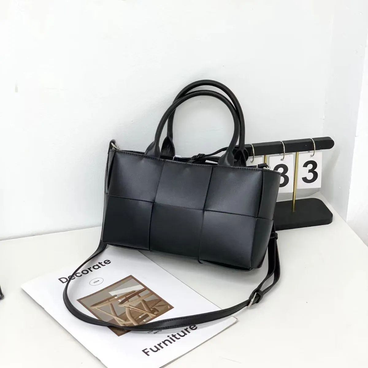 Bottega Venetaボッテガヴェネタ アルコ トートバッグ ブラック