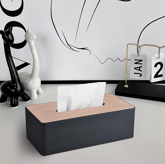 KINGFOM ティッシュケース モダンデザイン ティッシュボックス 高級PU