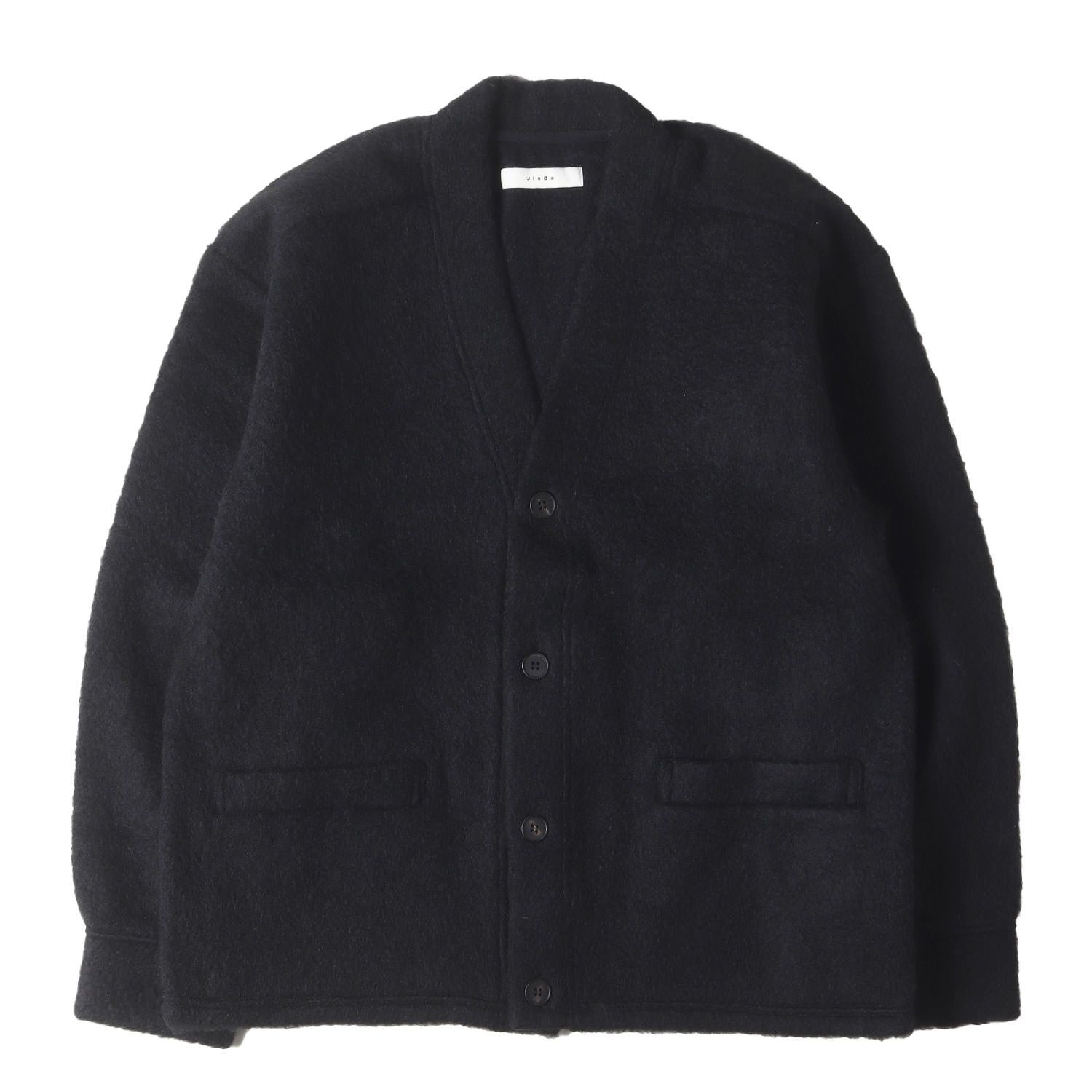 新品】JieDa ジエダ カーディガン ブラック 黒 サイズ:1 | モヘア V
