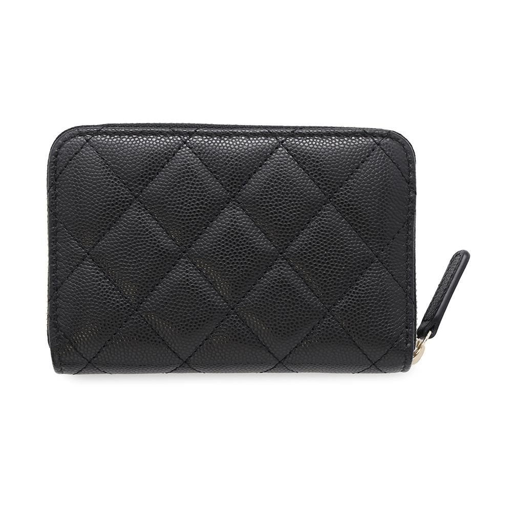 CHANEL ブラック コインケース　財布 Used 未使用】シャネル CHANEL マトラッセ コインケース 財布