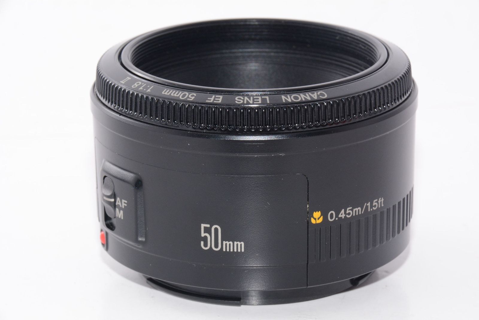【メルカリ便・送料込】EF50mmF1.8 II 単焦点レンズ キャノン Canon EF 50mm F1.8 Ⅱ☆単焦点レンズ☆神レンズ