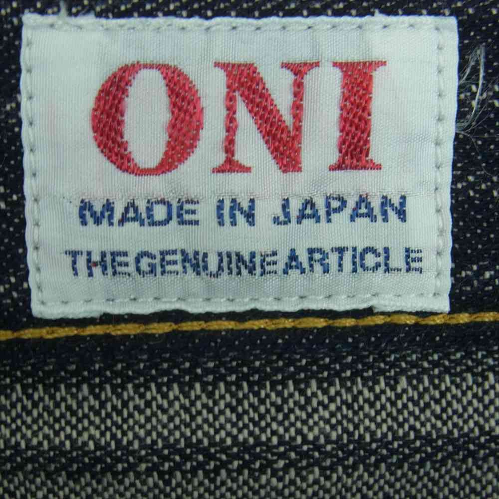 鬼デニム ONI DENIM ONI-022-HJS 針抜き ジャガード ストライプ