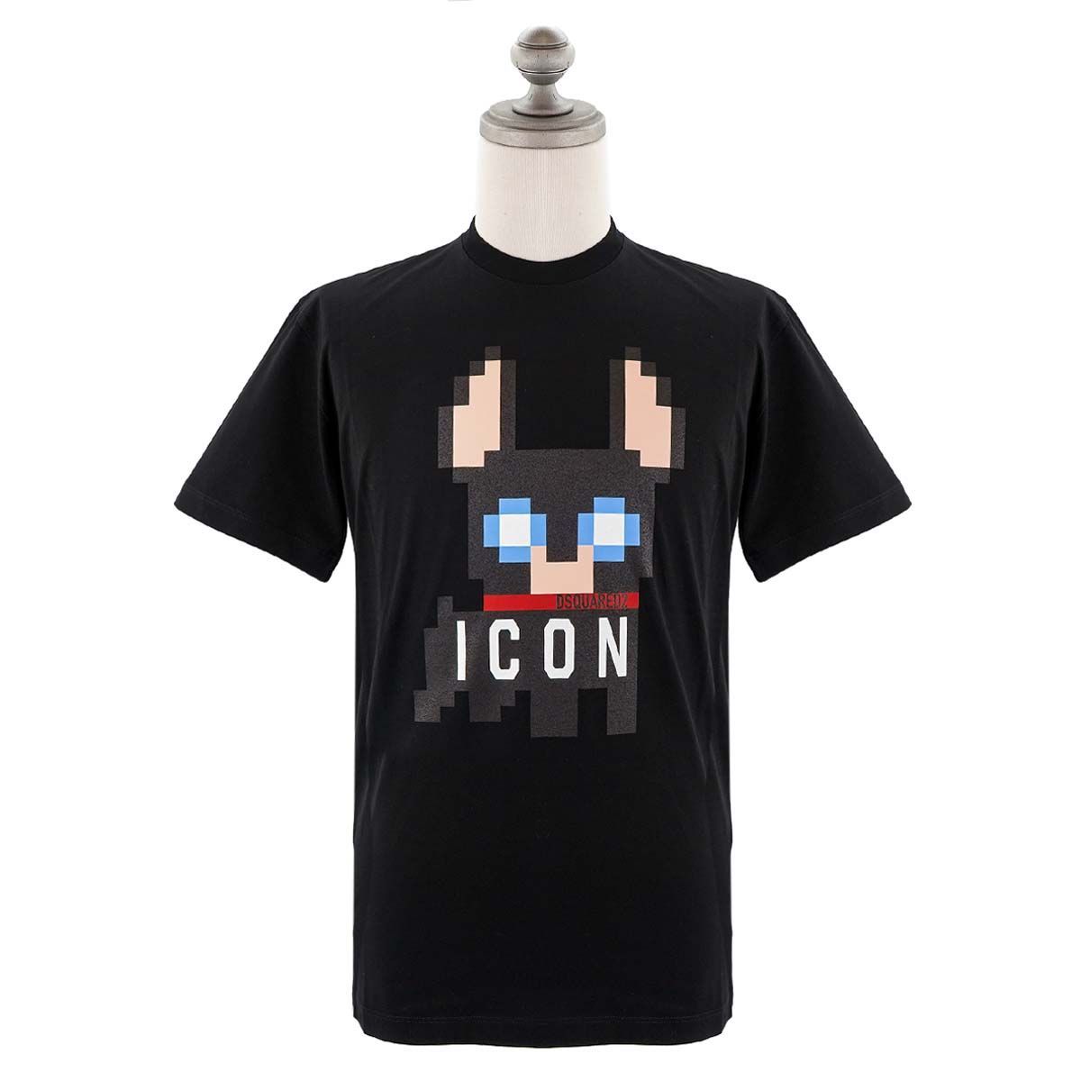 DSQUARED2 ディースクエアード 半袖Tシャツ S79GC0073 S23009 ICON CIPRO COOL T-SHIRT メンズ 男性 900 BLACK ブラック