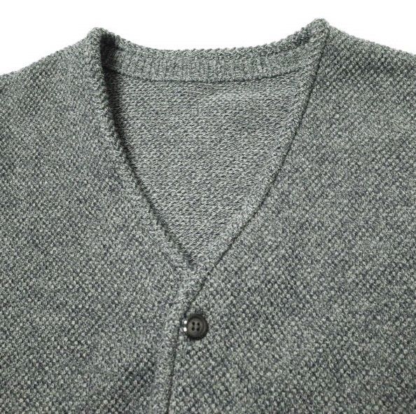 crepuscule クレプスキュール 23AW 日本製 Moss Stitch V-Neck