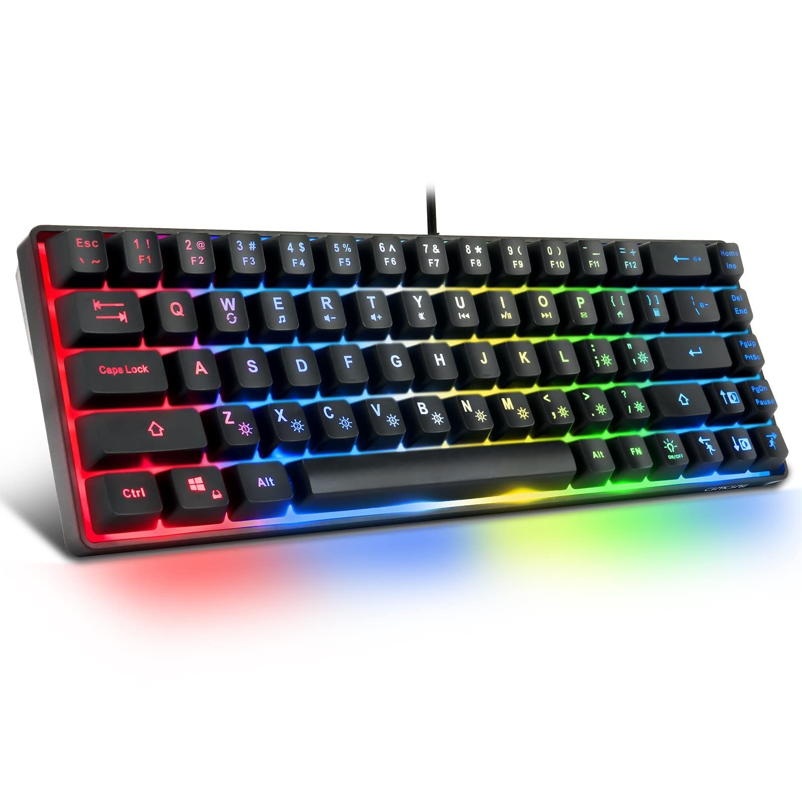 在庫セール】amazon 光るキーボード ps4/ps5対応 RGBバックライト 