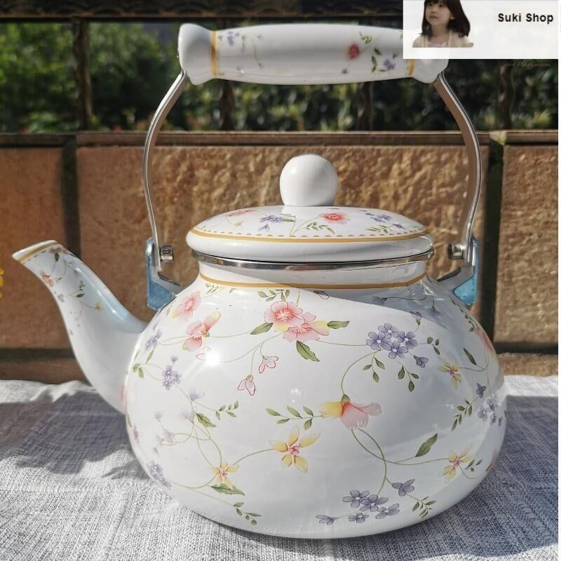 【新品未使用】【希少】アフタヌーンティー　ケトル　やかん　ホーロー Amazon｜[ アフタヌーンティー リビング ] AfternoonTea LIVING