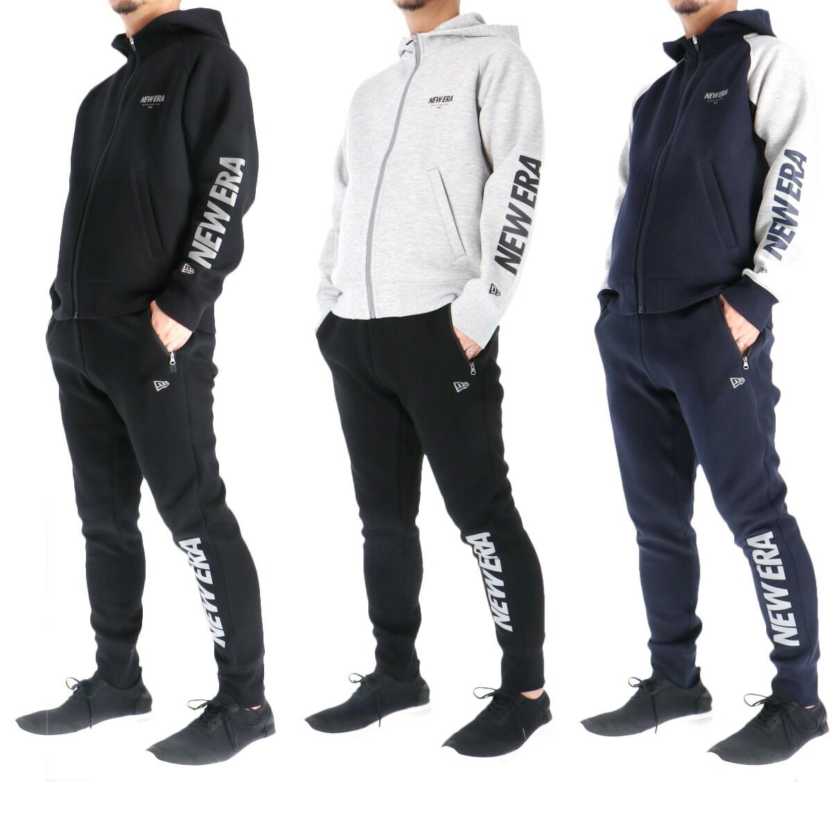 ニューエラ テック スウェット 上下 セットアップ メンズ ブランド NEW