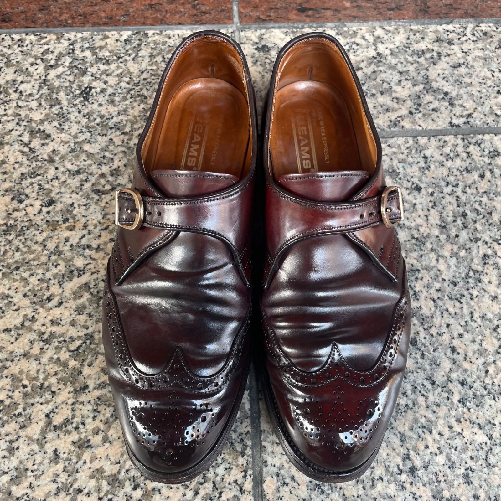 特価】コードバン Alden オールデン シングルモンク ウィング