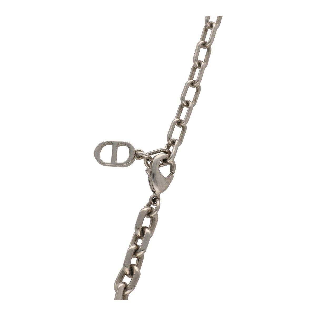 美品【Dior】ディオール CDダイヤモンド チェーン ネックレス 希少品＊DIOR ディオール CD ダイヤモンド チェーンネックレス