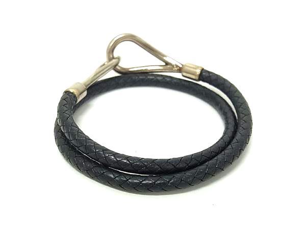 HERMES エルメス チョーカー ジャンボ - ブラック系 レザー ユニ