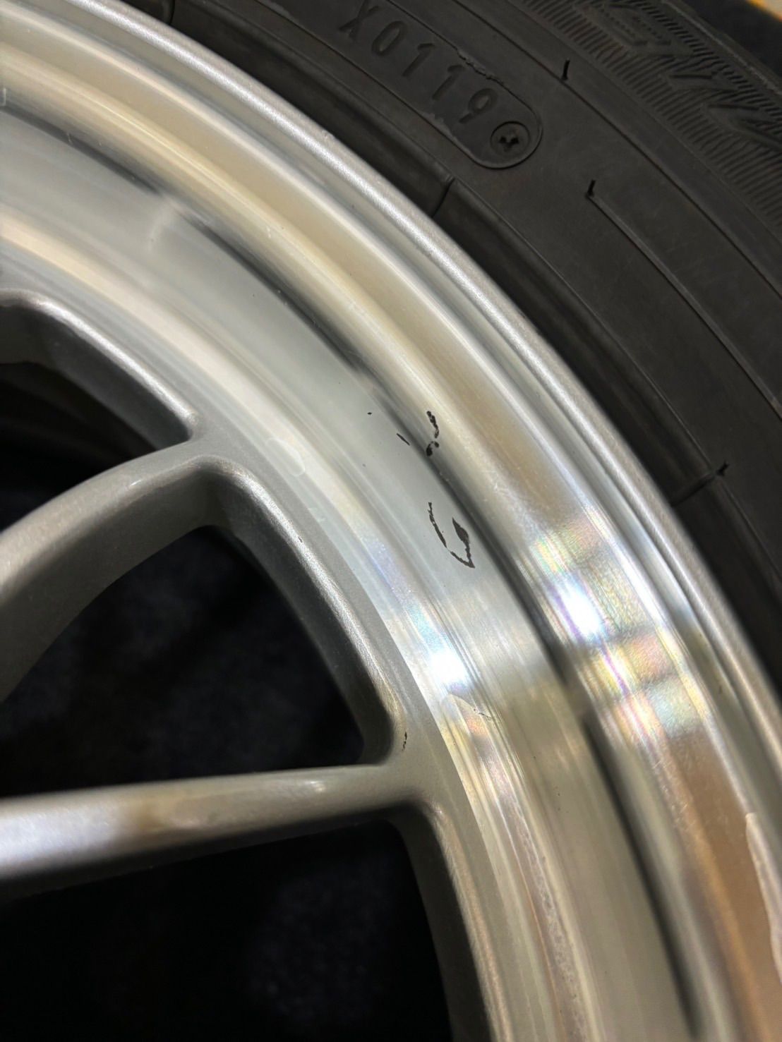 スバル純正ホイールとダンロップEC202 205 55 16