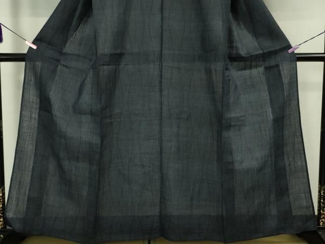 平和屋本店□極上 夏物 重要無形文化財 本場宮古上布 苧麻 立涌文 逸品  