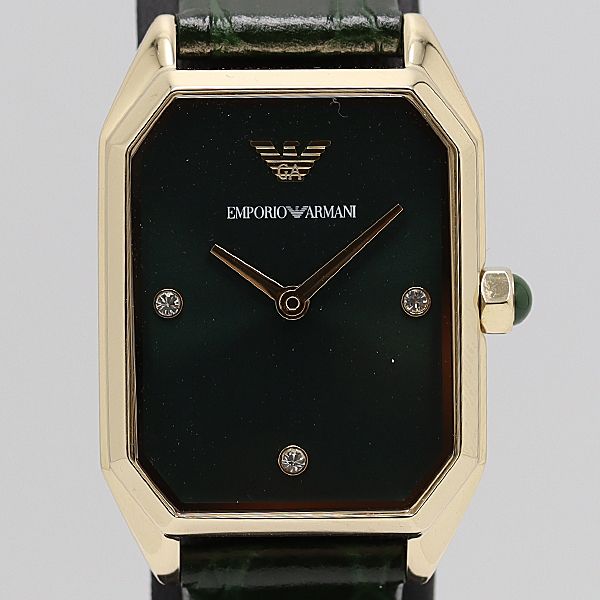 デッドストック級 箱付 稼働 美品 エンポリオアルマーニ AR-11399 QZ 
