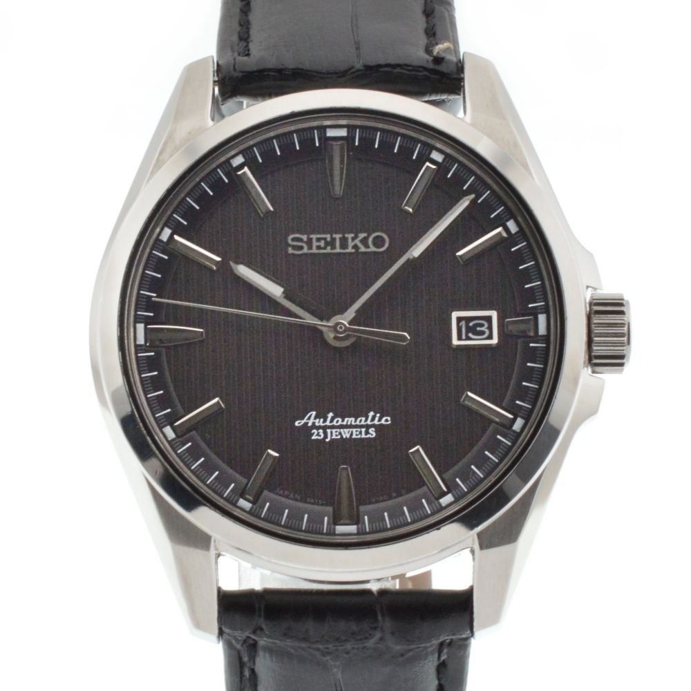 セイコー SEIKO 6R15-02M0 プレサージュ SS|レザー 自動巻き メンズ H 136510