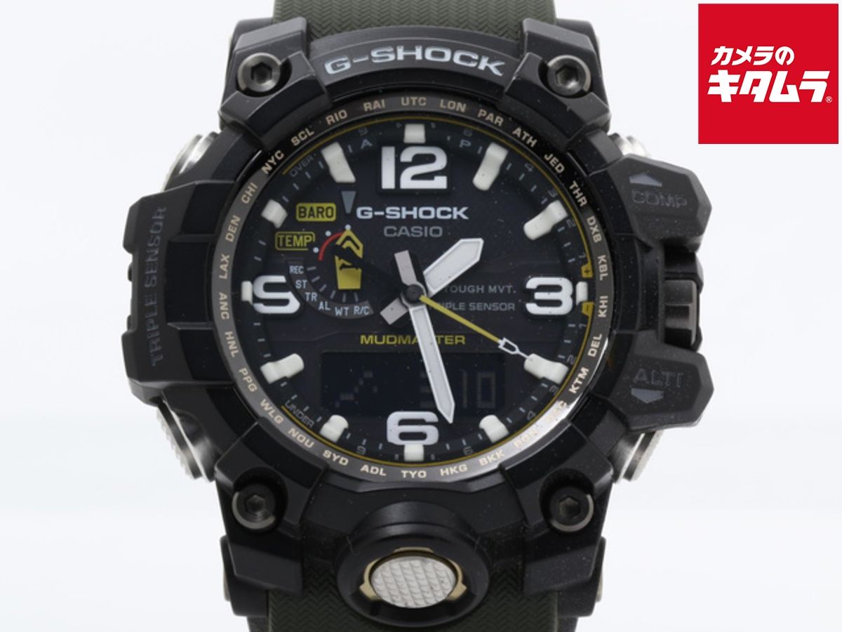 カシオ G-SHOCK マッドマスター ブラック GWG-1000-1A3JF ステンレススティール