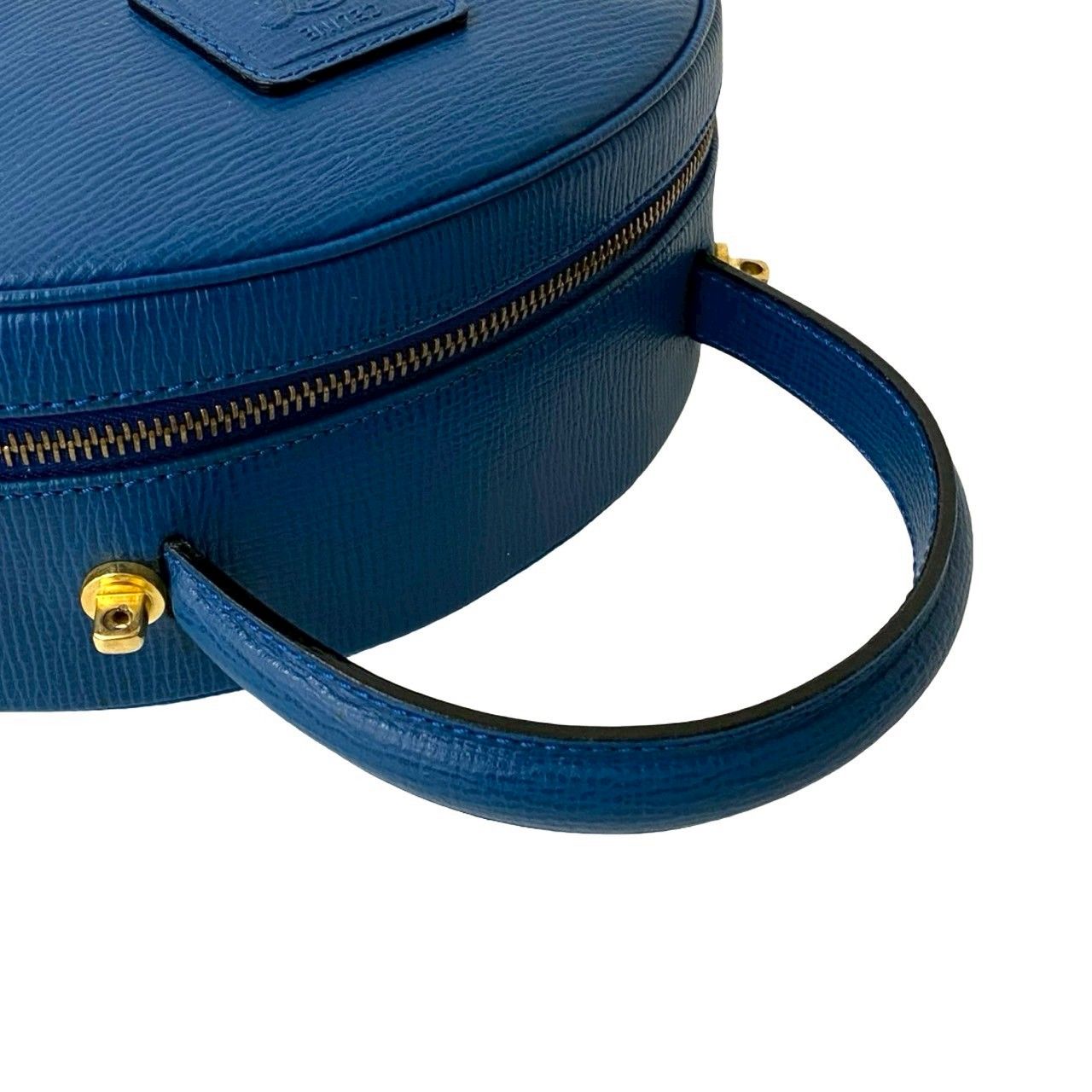 未使用保管品 袋付 CELINE セリーヌ トリオンフ ロゴ レザー 本