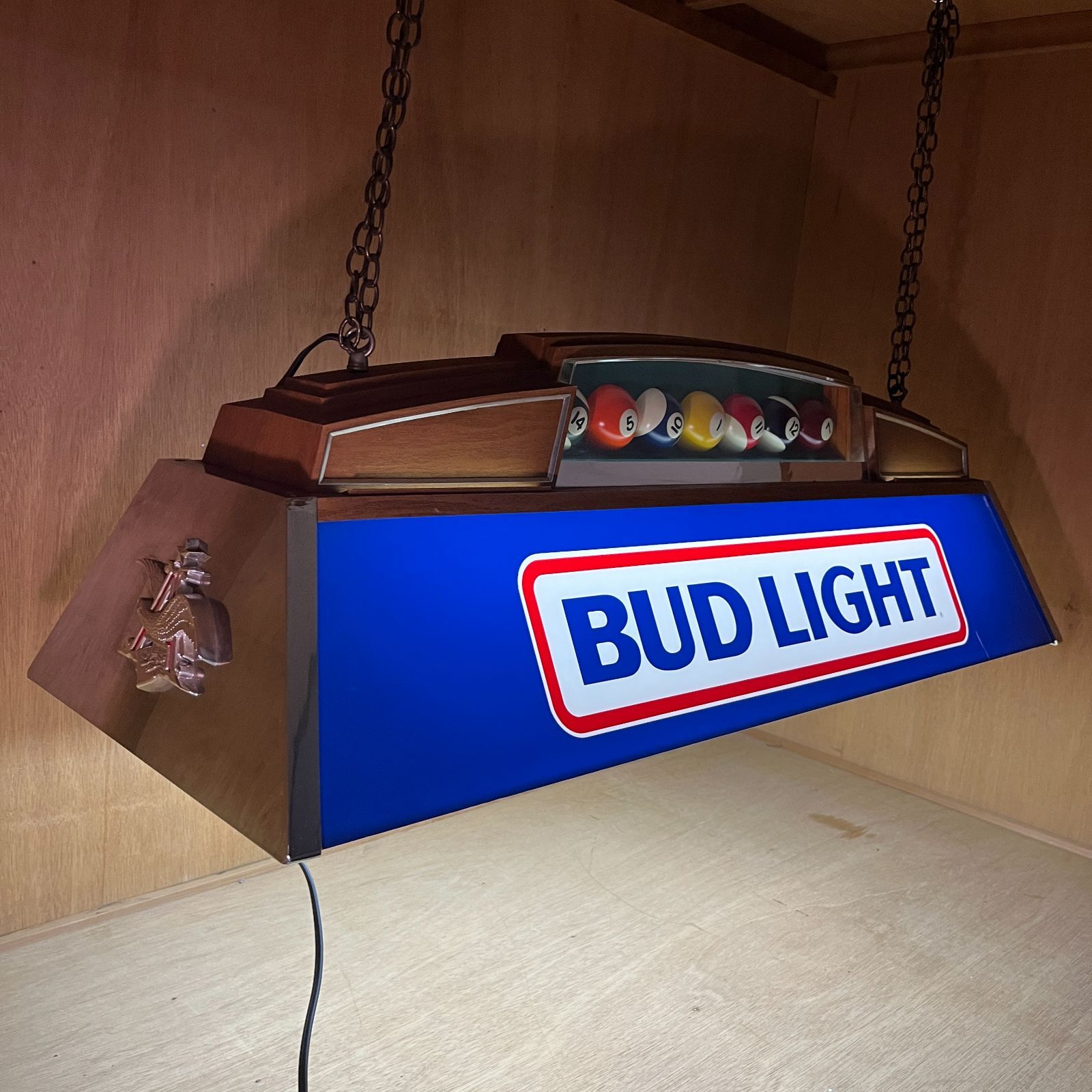 プールバーライト】1987年製 Bud Light (バドライト)プールランプ 