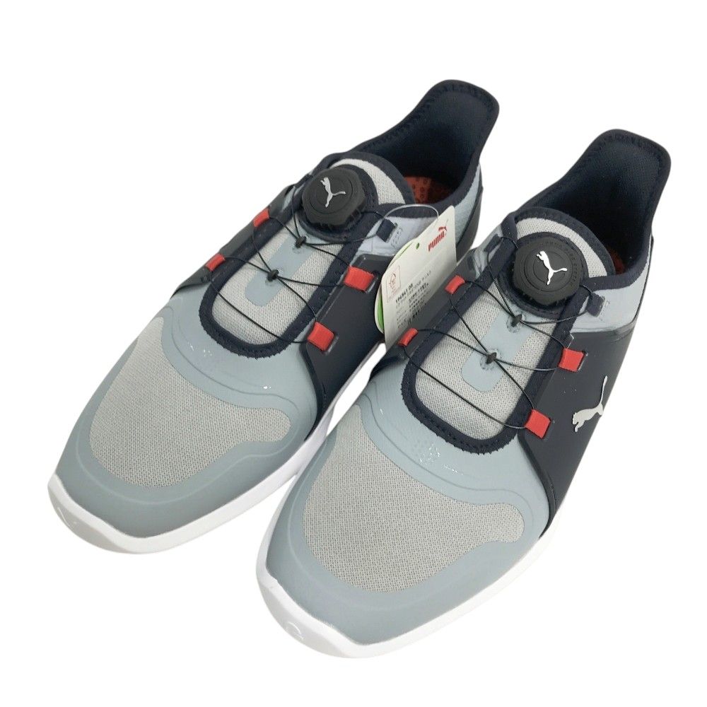 PUMA GOLF プーマゴルフ イグナイト FASTEN8 ディスク |194541 スパイクレス ゴルフシューズ グレー系 25 240101468708 ゴルフウェア メンズ ストスト