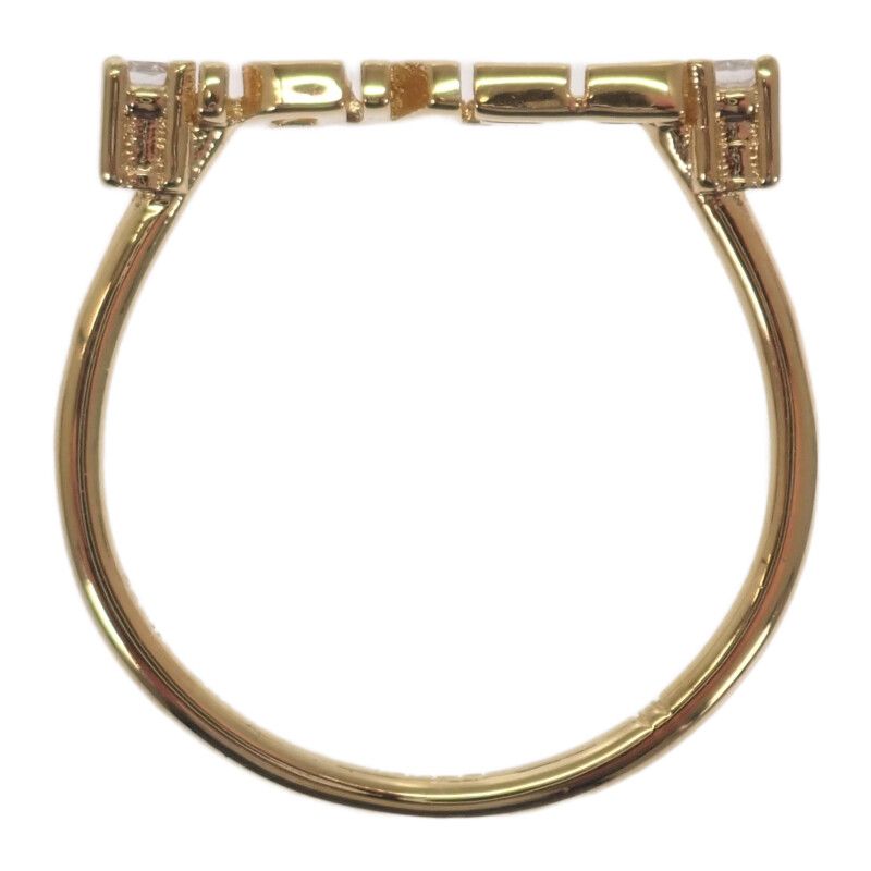 フェンディ FENDI ロゴ 8AH393_6DM_F089U リング メタル ゴールド 14号  