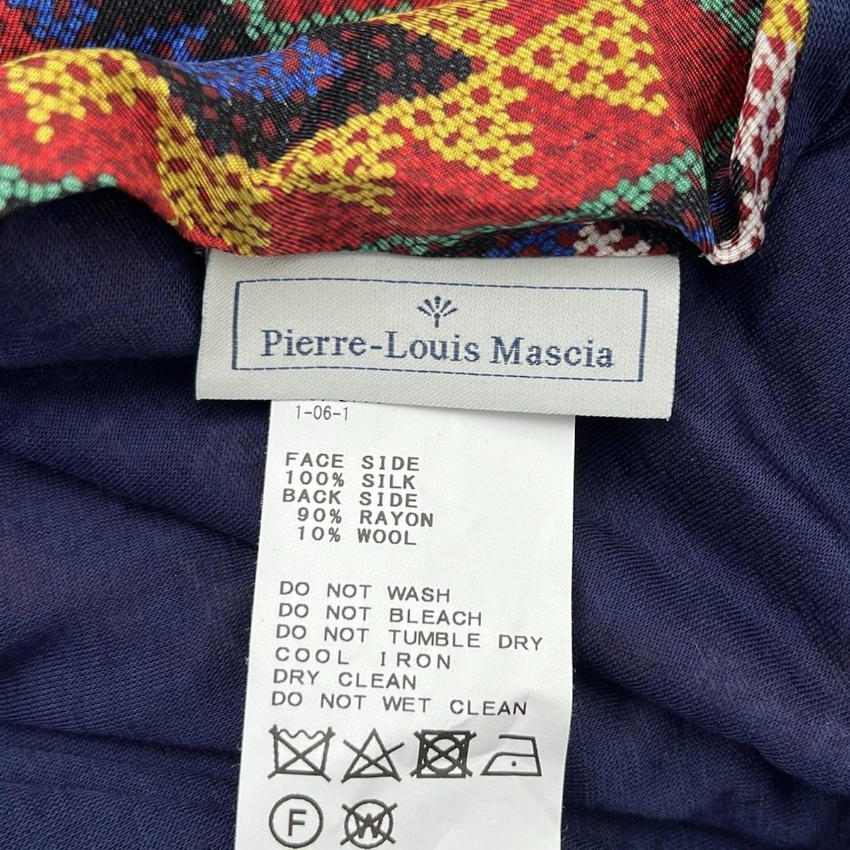 極美品 Pierre-Louis Mascia 大判 ストール シルク コットン Pierre-Louis Mascia(ピエール・ルイ・マシア)のシルクストール