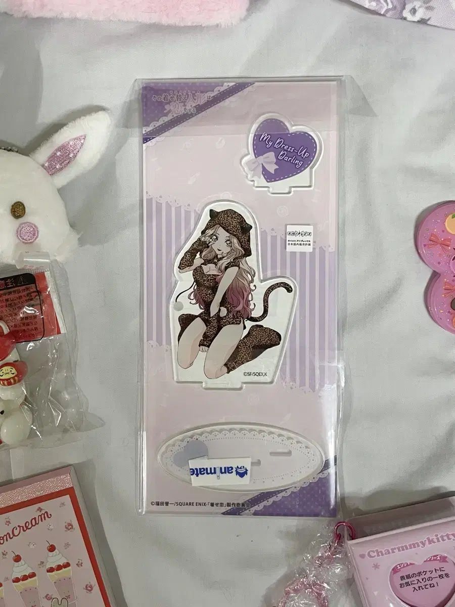 【雷市場（ポンジャン）商品韓国直送】ビスクドール 北川 マリン ホピ ヒョウ 猫 パジャマ アクリル スタンド