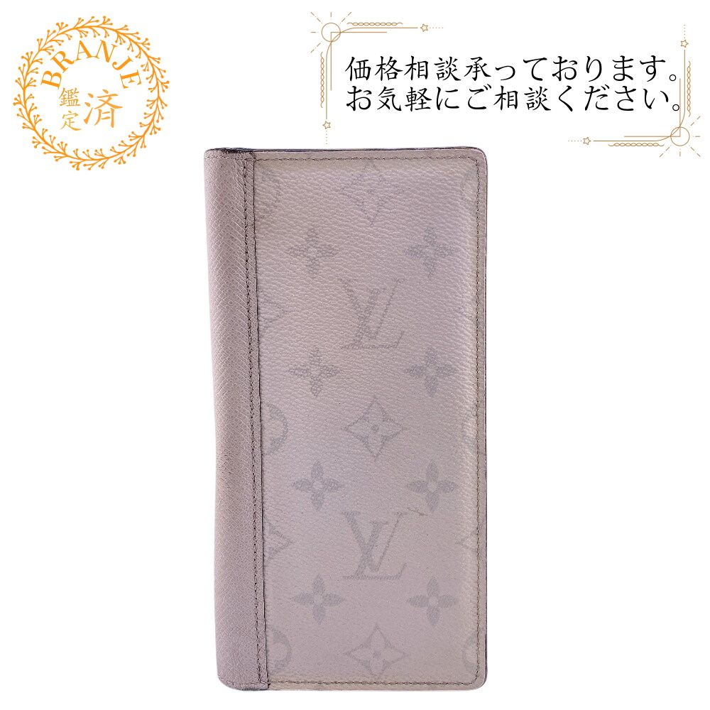 ５％OFF フォロワークーポン LOUIS VUITTON ルイヴィトン ビトン M30298 ポルトフォイユ ブラザ タイガラマ モノグラムキャンバス 長財布 ホワイト メンズ ブランド